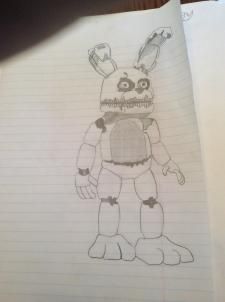 kak risovat FnaF 4 Plushtrap0144